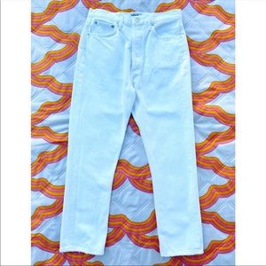 Agolde Riley high rise straight crop jeans